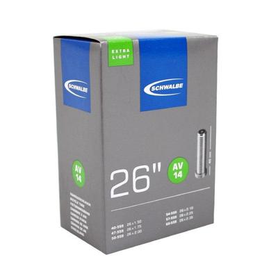 SCHWALBE Extralight tube (av14) - mtb - 26'' (40/60-559) - schrader SCHWALBE Extralight tube (av14) - mtb - 26'' (40/60-559) - schrader