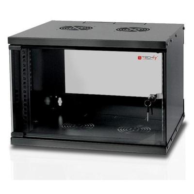 Techly I-CASE EL-1006B32 rack 6U Wandrek Zwart