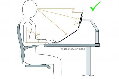 Bakker Elkhuizen Space-arm flatscreen arm - Bevestigingskit (scharnierarm) - voor LCD-scherm - aluminium Bakker Elkhuizen Space-arm flatscreen arm - Bevestigingskit (scharnierarm) - voor LCD-scherm - aluminium