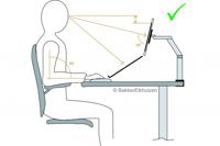 Bakker Elkhuizen Space-arm flatscreen arm - Bevestigingskit (scharnierarm) - voor LCD-scherm - aluminium - thumbnail