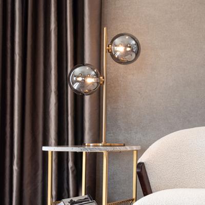 Richmond Tafellamp 'Lise' 2-lamps, kleur Brushed Gold Richmond Tafellamp 'Lise' 2-lamps, kleur Brushed Gold