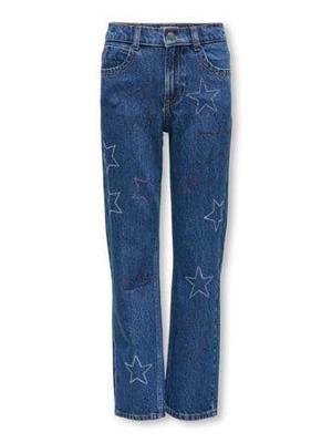 Kids ONLY winter jeansbroek meisjes - blauw - KogCarly - straight fit