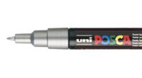 Uni POSCA paintmarker PC-1MC, 0,7 - 1 mm, zilver - thumbnail
