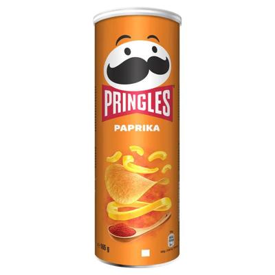 Chips pringles paprika 165gr | 19 stuks