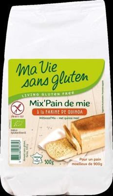 Wit broodmix met quinomeel bio glutenvrij