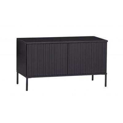 Tv-meubel Gravure New 100 cm Grenen Zwart