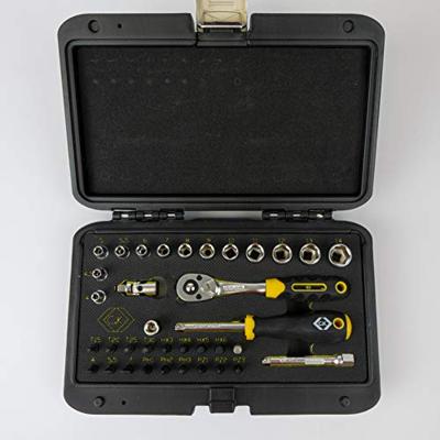 C.K T4660 T4660 Dopsleutel-bitinzetset Metrisch 1/4 36-delig