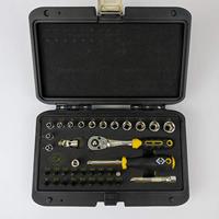 C.K T4660 T4660 Dopsleutel-bitinzetset Metrisch 1/4 36-delig - thumbnail