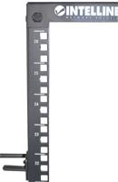 Intellinet 19 Laborgestell 4 Pfosten 48HE Flatpack schwarz 19inch-frame (b x h x d) 515 x 2273 x 559 mm 48 HE Zwart (RAL 9005) - thumbnail