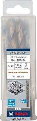 Bosch Accessoires Metaalboren HSS-Co, Standard 10,2 x 87 x 133 mm 5st - 2608585899