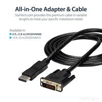 DisplayPort naar DVI-kabel. DVI 1,8m zwart - thumbnail