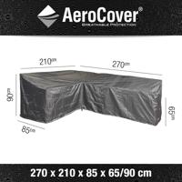 Hoes loungeset hoek hoge rugleuning 270 x 210 x 85 x 65 tot 90 cm AeroCover - Aerocover - thumbnail