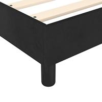 Boxspringframe fluweel zwart 140x190 cm - thumbnail