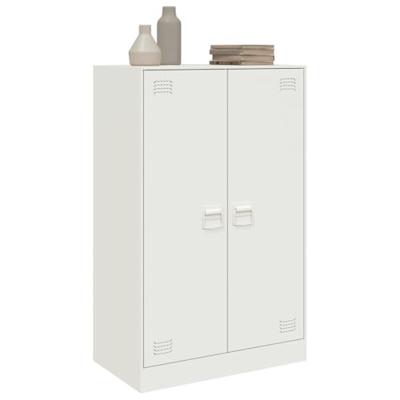 Dressoir 67x39x107 cm staal wit Dressoir 67x39x107 cm staal wit