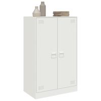 Dressoir 67x39x107 cm staal wit - thumbnail