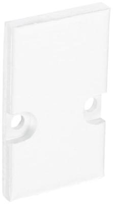 Barthelme 62399110_9010 BARdolino Eindkappen-set Aluminium (l x b x h) 3 x 18.4 x 30 mm 2 stuk(s)