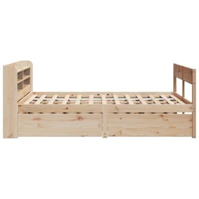 Bedframe zonder matras massief grenenhout 120x200 cm