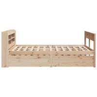 Bedframe zonder matras massief grenenhout 120x200 cm - thumbnail