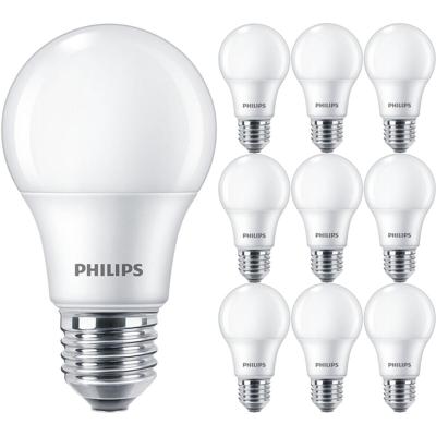 Philips LED Lamp E27 10 Stuks - Corepro Peer Mat 4.9W 6500K - Vervangt 40W