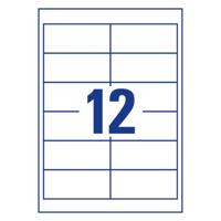 Avery-Zweckform 3659-200 Universele etiketten 97 x 42.3 mm Papier Wit 2640 stuk(s) Permanent hechtend Inkjet, Laser (zwart/wit), Laser (kleur), Kopiëren - thumbnail