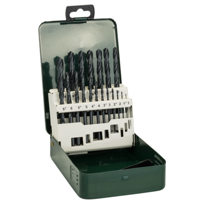 Bosch Accessories 2609255032 HSS Metaal-spiraalboorset 19-delig 1 mm, 1.5 mm, 2 mm, 2.5 mm, 3 mm, 3.5 mm, 4 mm, 4.5 mm, 5 mm, 5.5 mm, 6 mm, 6.5 mm, 7 mm, 7.5