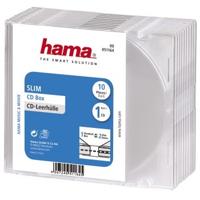 Hama cd slim box transparant 10pak - thumbnail