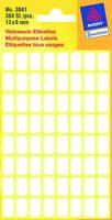 Etiket az 3041 13x8mm wit 384stuks - thumbnail