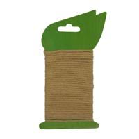 Jute bindtouw naturel met ijzeren kern dia. 2,75 mm x 10 m Nature - Nature - thumbnail
