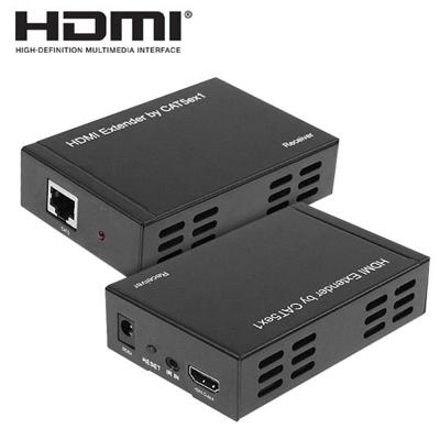 Full HD 1080P HDMI naar Extender verzender + ontvanger over een 100 meter CAT5E / CAT6 (TCP/IP)