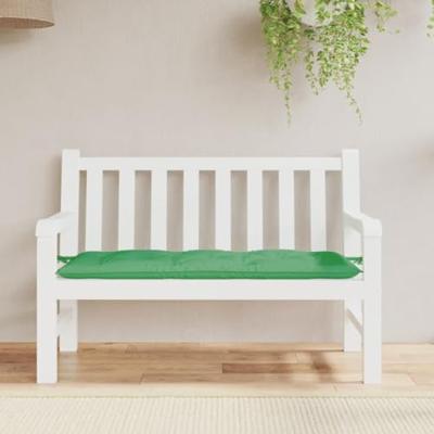 VidaXL Tuinbankkussen 120x50x7 cm oxford stof groen