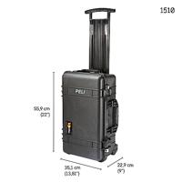 Peli 1510 Beschermkoffer Zwart met Foam - thumbnail