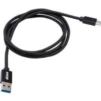 Akasa AK-CBUB44-10BK USB-kabel 1 m USB 3.2 Gen 1 (3.1 Gen 1) USB C USB A Zwart - thumbnail