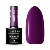 Claresa uv/led gellak 5ml purple 619 full berries - thumbnail