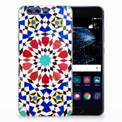 Huawei P10 Plus | TPU | Siliconen hoesje | Mozaïek
