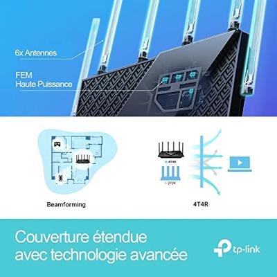 TP-Link Archer AX73 AX5400 Dual-Band Wifi 6 Router Router Zwart - thumbnail