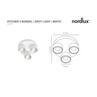 Nordlux Witte spotPitcher 3-lichts richtbaar - 2310420101 - thumbnail