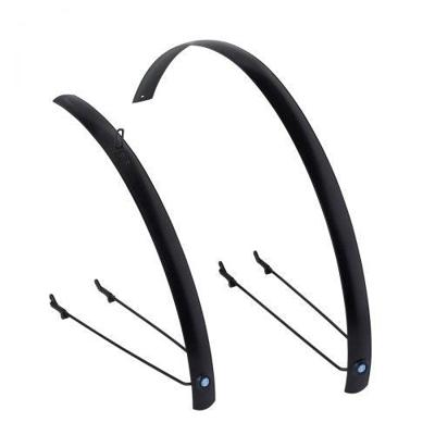 Xtrabike Spatbord 28 zwart vlak alu