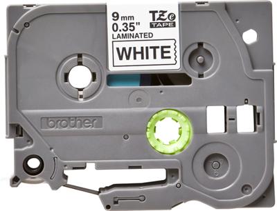 Brother TZE221 tape 9mm zwart/wit - thumbnail