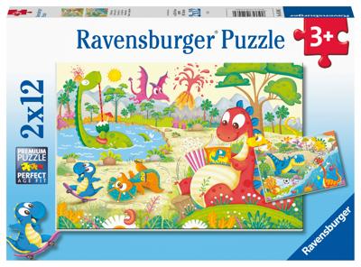Ravensburger puzzel Lievelingsdino's 2x12 stukjes