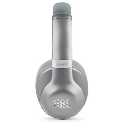 JBL Everest Elite 750NC Binaurale hoofdbeugel, bekabeld/draadloos, zilverkleurig met microfoon, koptelefoon en microfoon (bekabeld & draadloos, hoofdband, binauraal, oorsluitend, 10-22000 Hz, zilver)