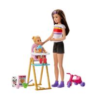 Barbie Skipper Babysitter Pop met Kind + Accessoires Assorti - thumbnail
