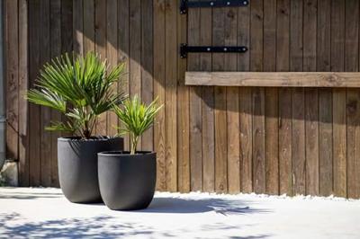 Capi Pot Bol 54x52 cm - Zwart - thumbnail