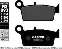 GALFER remblokken "fd093" brake pad fd093 g1054 organic - thumbnail