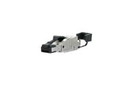 Metz Connect Verlegekabel Op locatie monteerbare RJ45-stekker 130E405032-E Stekker Zwart 1 stuk(s) - thumbnail