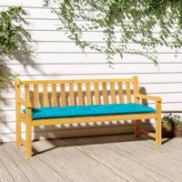 VidaXL Tuinbankkussen 150x50x7 cm oxford stof turquoise - thumbnail