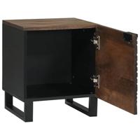 Nachtkastje 2 pcs Walnotenhout 40 x 33 x 46 cm - thumbnail