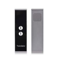 T8 Pocket taal vertaler stem 30 talen twee manier real-time intercom Portable Translator voor persoonlijk leren reizen zwart - thumbnail