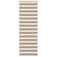 VidaXL Zebra blind 85x230 cm stofbreedte 80,9 cm polyester zandbruin - thumbnail