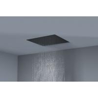 Hoofddouche Belleza Bagno ClipOn Inbouw Regendouche Vierkant 34x34 cm Mat Zwart - thumbnail