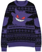 Pokémon - Gengar Christmas Jumper (Black) - thumbnail